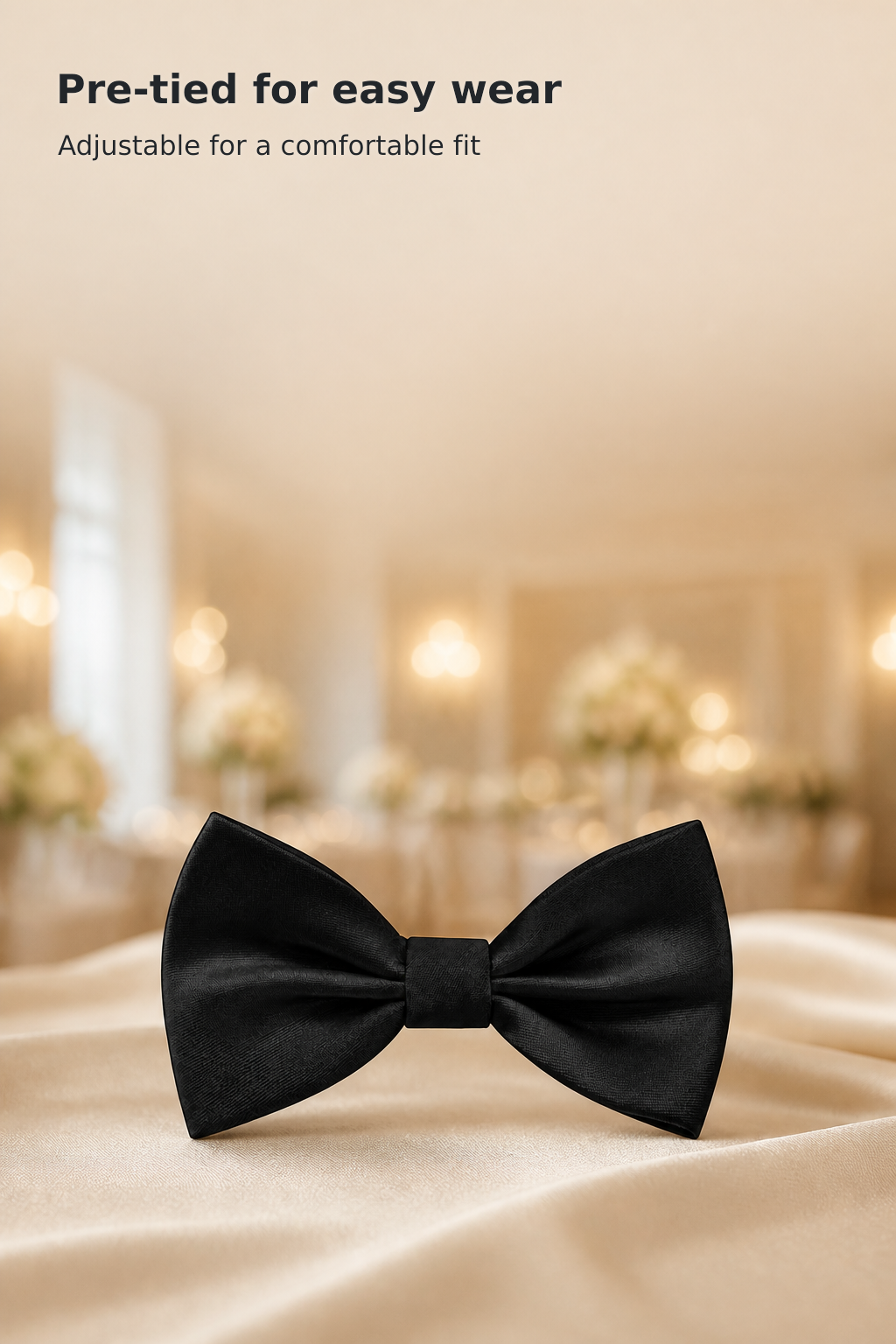 Boys’ Adjustable Pre-Tied Bow Tie
