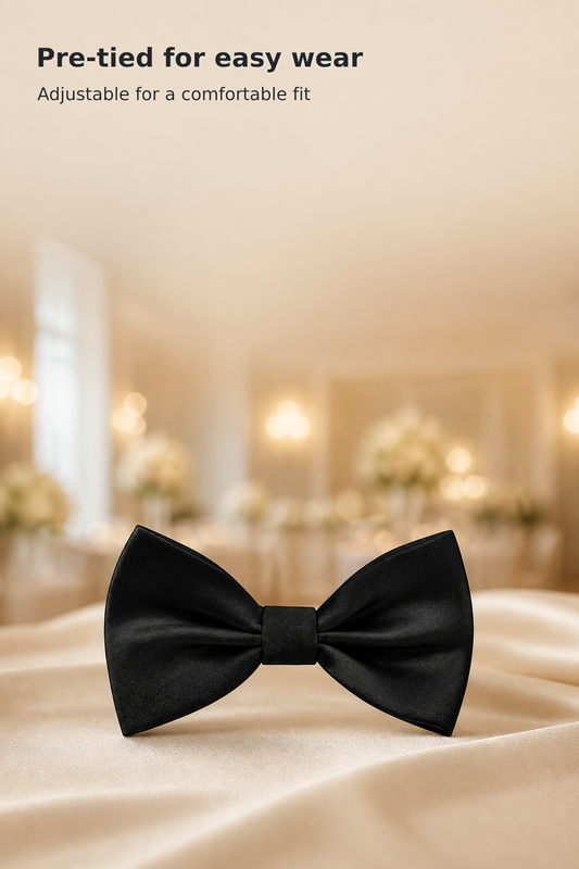 Boys’ Adjustable Pre-Tied Bow Tie