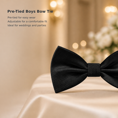 Boys’ Adjustable Pre-Tied Bow Tie